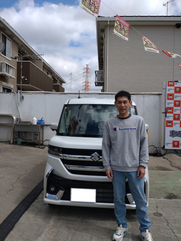 S様スペーシアカスタムご納車